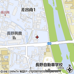 長野県農協直販北信支社周辺の地図