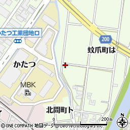 石川県金沢市蚊爪町は周辺の地図