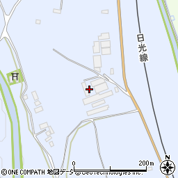 江連木材店　工場周辺の地図