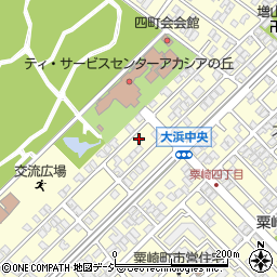 百万石うどん粟崎店周辺の地図