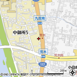 ＣｏＣｏ壱番屋長野中御所店周辺の地図