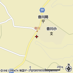 富山市役所公民館　音川公民館周辺の地図