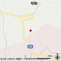 石川県金沢市琴町イ周辺の地図