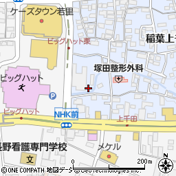 長野県長野市稲葉21-1周辺の地図