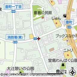 富山県砺波市豊町周辺の地図
