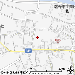 長野県須坂市塩野周辺の地図
