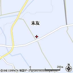 富山県小矢部市末友386周辺の地図