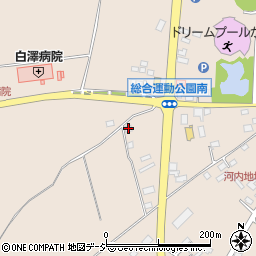 栃木県宇都宮市白沢町1846周辺の地図