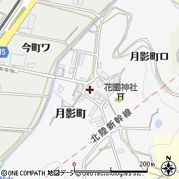 石川県金沢市月影町イ周辺の地図