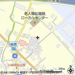 〒932-0111 富山県小矢部市新西の地図