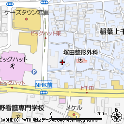 長野県長野市稲葉210周辺の地図
