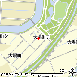 石川県金沢市大場町テ周辺の地図