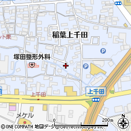 長野県長野市稲葉上千田周辺の地図