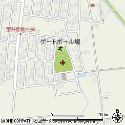 宝井団地東公園周辺の地図