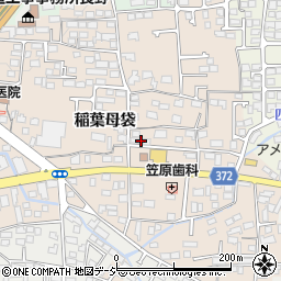 長野県長野市稲葉母袋735-1周辺の地図