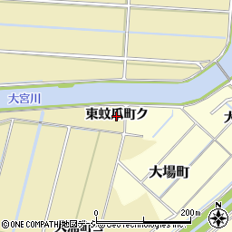 石川県金沢市東蚊爪町ク周辺の地図