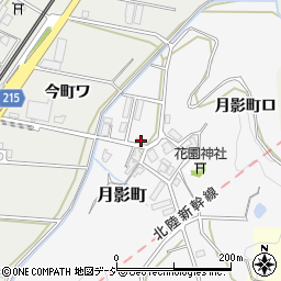 石川県金沢市月影町月56周辺の地図