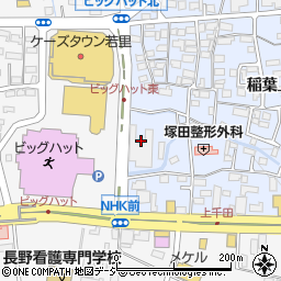 ＮＨＫ長野放送局受付・団体見学周辺の地図