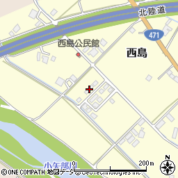 富山県小矢部市西島116周辺の地図