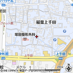 長野県長野市稲葉200-17周辺の地図