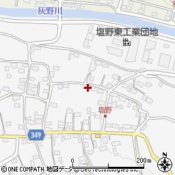 長野県須坂市塩野町周辺の地図