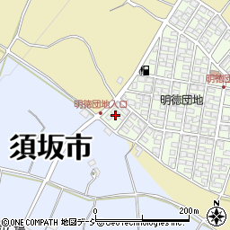 長野県須坂市明徳10周辺の地図