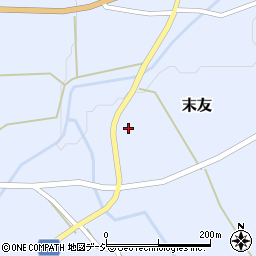 富山県小矢部市末友375周辺の地図