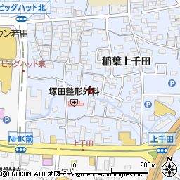 長野県長野市稲葉201周辺の地図