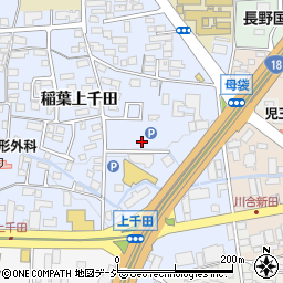 長野県長野市稲葉182-1周辺の地図