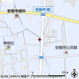 富山県富山市安養寺周辺の地図