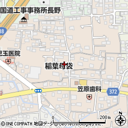 長野県長野市稲葉母袋周辺の地図