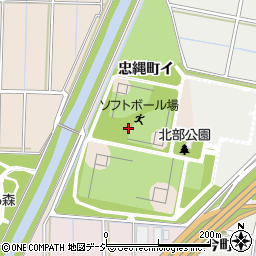 石川県金沢市忠縄町（イ）周辺の地図