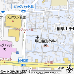 長野県長野市稲葉224-4周辺の地図