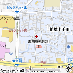 長野県長野市稲葉204周辺の地図
