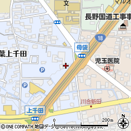 長野県長野市稲葉166-1周辺の地図
