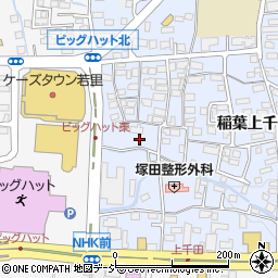 長野県長野市稲葉206周辺の地図
