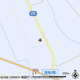 富山県小矢部市浅地421周辺の地図