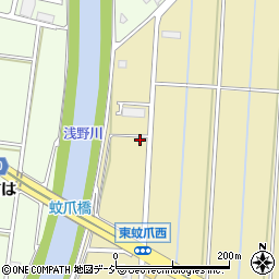 石川県金沢市東蚊爪町89周辺の地図