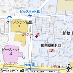 長野県長野市稲葉50-7周辺の地図
