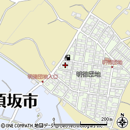 長野県須坂市明徳8周辺の地図