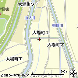 石川県金沢市大場町ユ周辺の地図