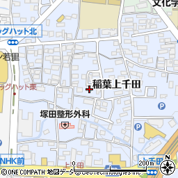 長野県長野市稲葉85周辺の地図