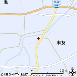 富山県小矢部市末友341周辺の地図