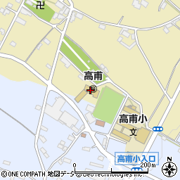 須坂市立　高甫保育園周辺の地図