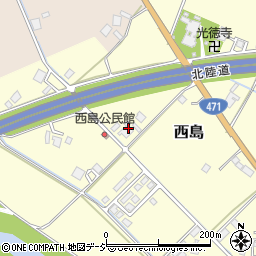 富山県小矢部市西島103周辺の地図