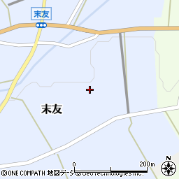 富山県小矢部市末友417周辺の地図