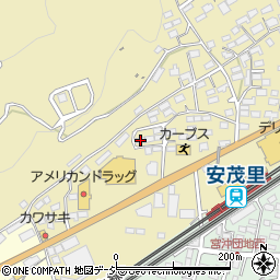 長野県長野市安茂里3619-2周辺の地図