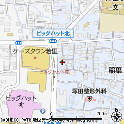 長野県長野市稲葉46周辺の地図