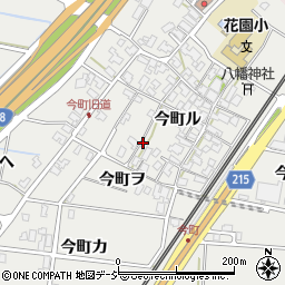 石川県金沢市今町周辺の地図