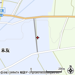 富山県小矢部市末友468周辺の地図